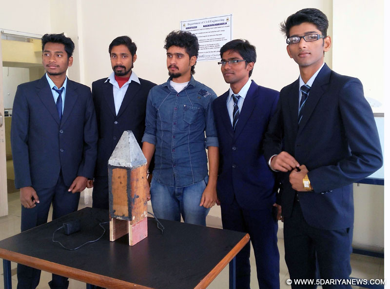Civil engineering Students of GJIMT developed High Efficiency Particulate Air filter