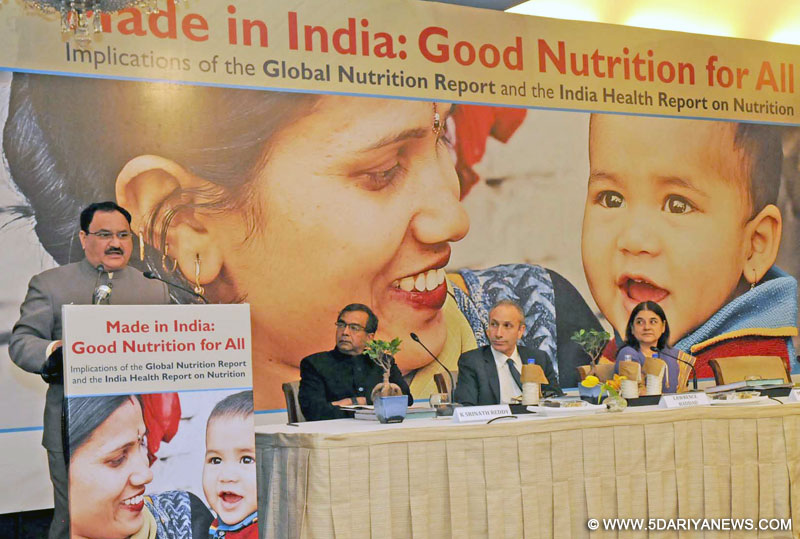 	Indian kids continue to be under-nourished: Nadda