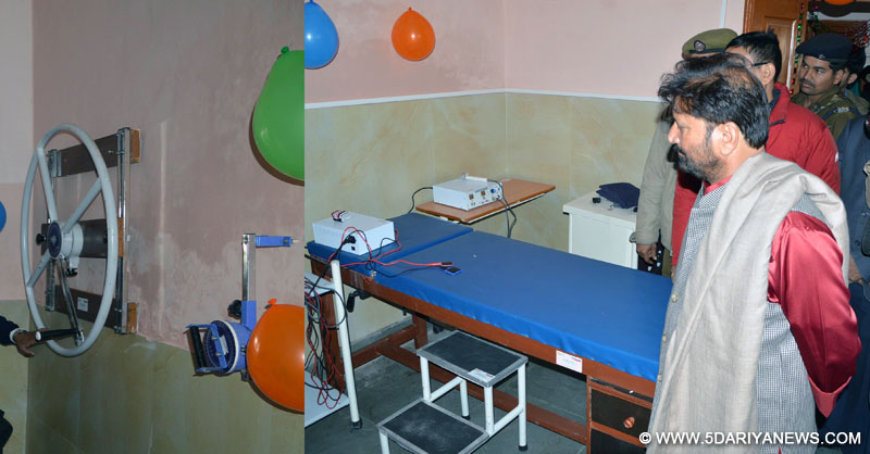 Lal Singh inaugurates physiotherapy Center
