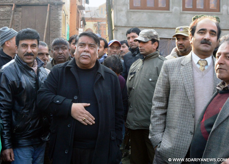 Khurshid Alam visits city areas, takes stock of development works