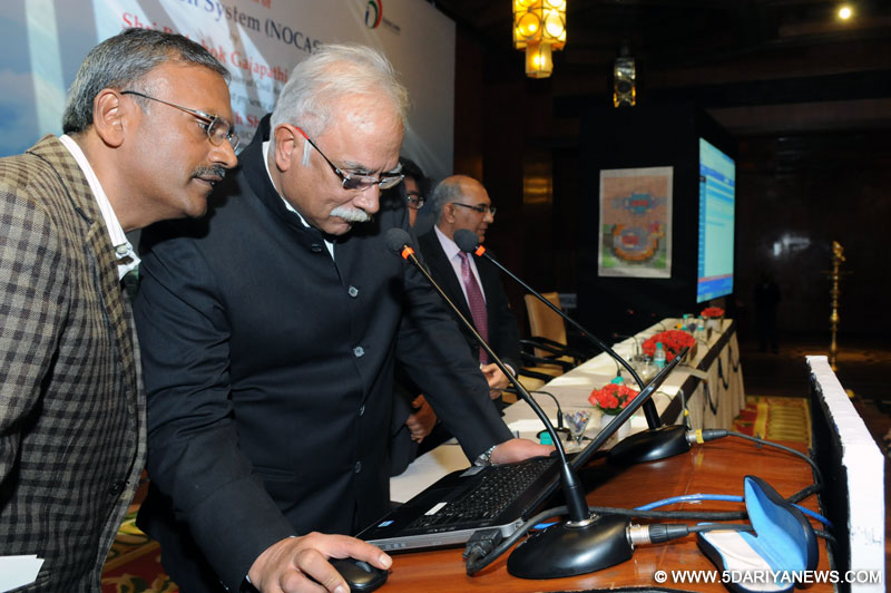 The Union Minister for Civil Aviation, Shri Ashok Gajapathi Raju Pusapati inaugurating the NOC Application System (NOCAS) Version 2.0, at a function, in New Delhi on December 30, 2015.