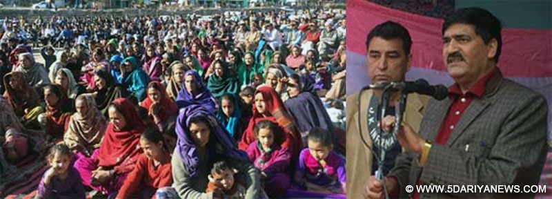 Abdul Majid Padder convenes grievance redress camp at Migrant Colony Talwara