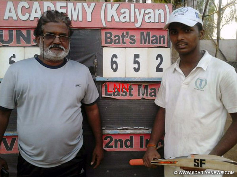 Mumbai school cricketer Pranav Dhanawade who became the first batsman to score 1,000-plus runs in an innings in when he reached 1,009 not out in an H.T. Bhandari Cup Under-16 inter-school cricket tournament in Mumbai
