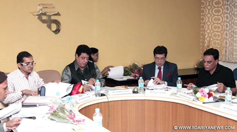 The President, FTII Society, Shri Gajendra Chauhan chairing the governing council