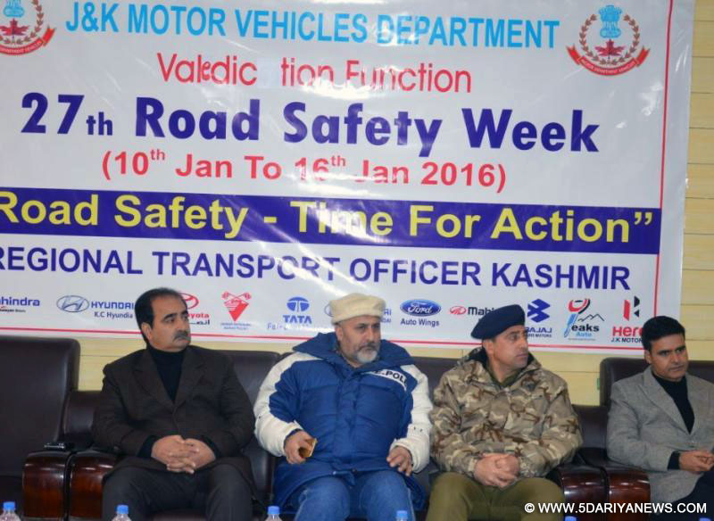Road Safety week concludes at Srinagar