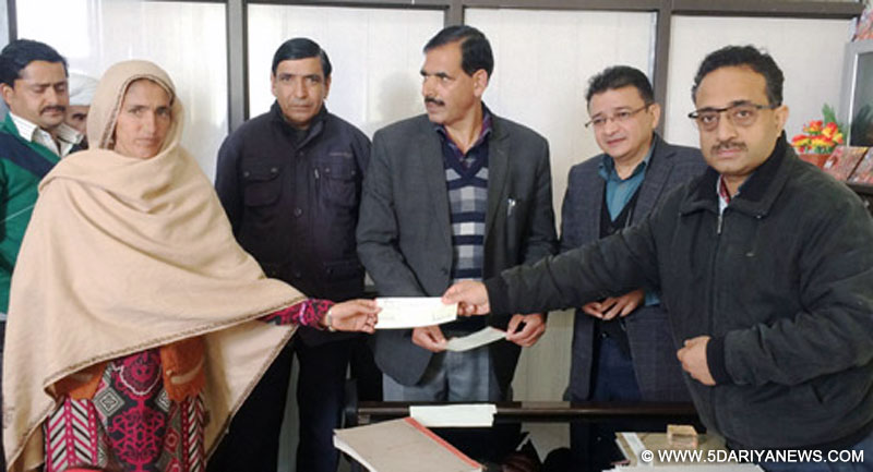 ADDC distributes cheques among beneficiaries under IDSR
