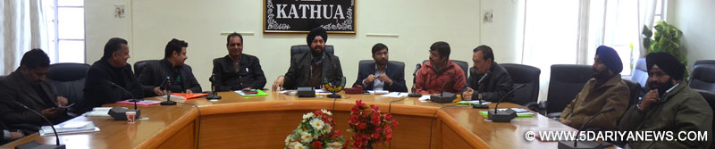 Arrangements for 3 day Public Information Campaign finalized at Kathua