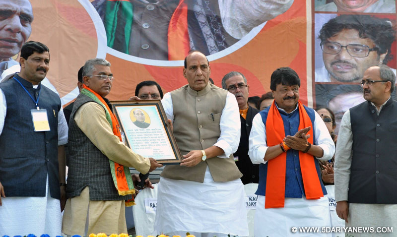 	Unless law and order improves, none would invest in Bengal: Rajnath Singh