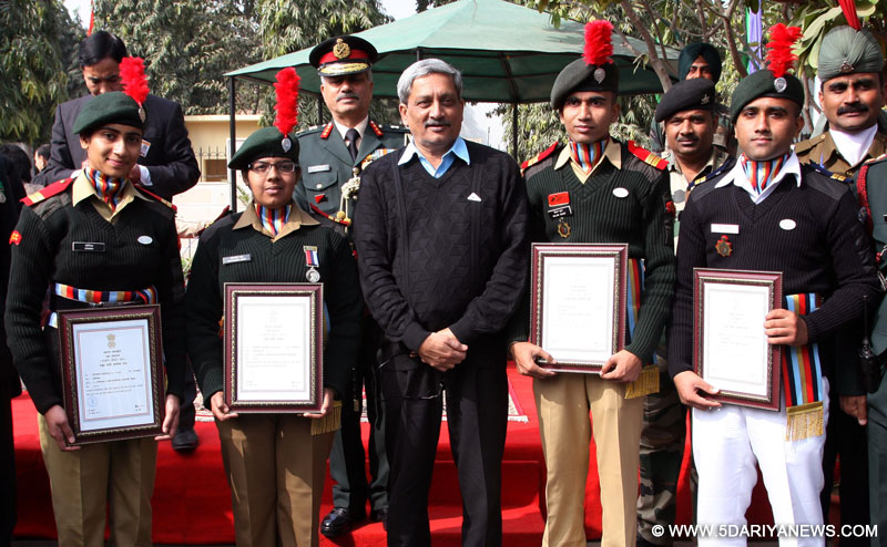 	Defence Minister Felicitates NCC Bravehearts