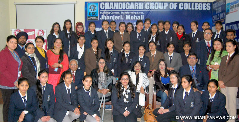 CGC Jhanjeri observed National Girl Child Day by honouring eminent lady personalities of the region