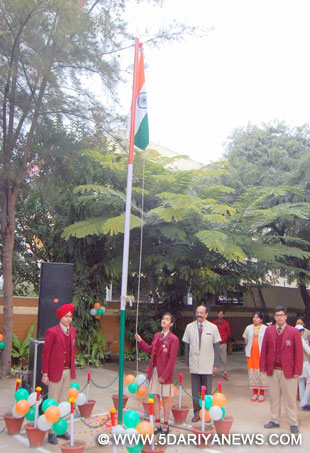Shemrock School celebrated Republic Day with fervor at its campus