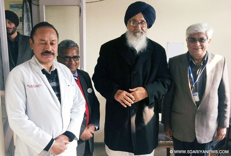 	Punjab CM discharged from Chandigarh hospital
