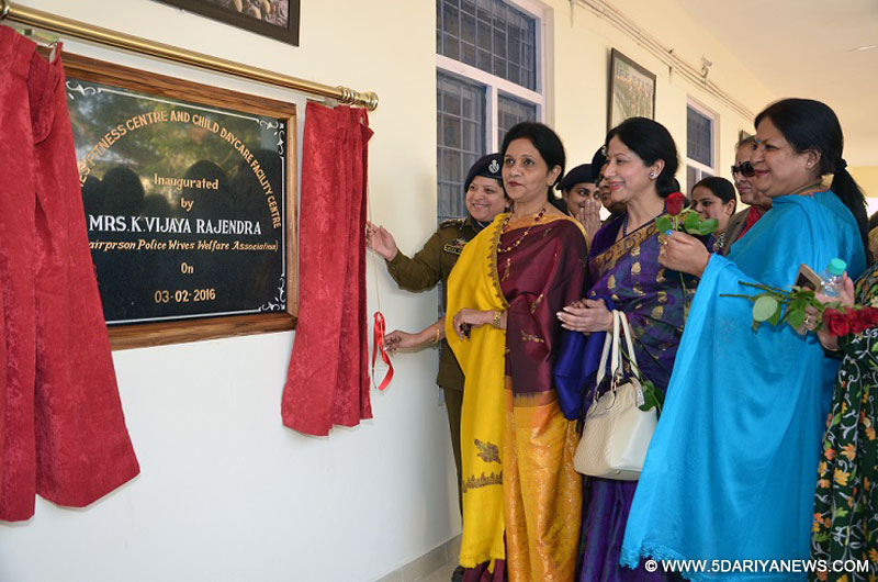 Chairperson PAWWA inaugurates Gym, Creche for women cops