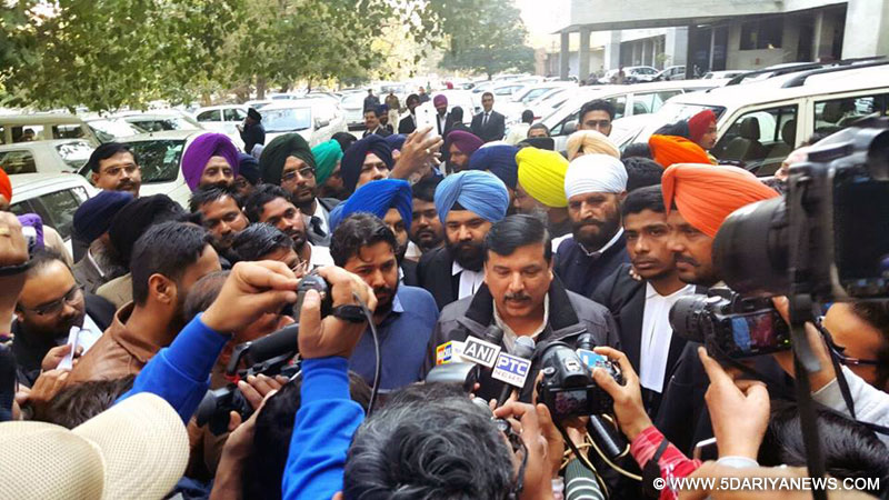 Sanjay Singh dares Majithia to arrest him but will not stop calling him a drug lord