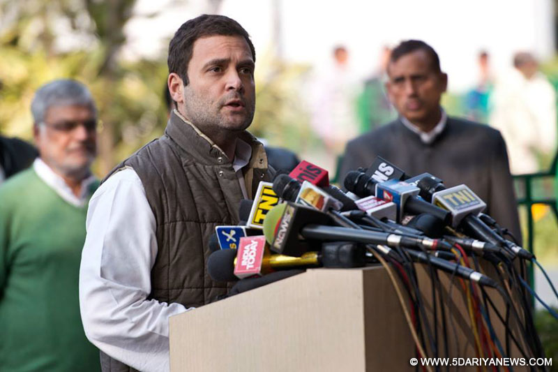 BJP destroying pro-poor policies launched by Congress: Rahul Gandhi