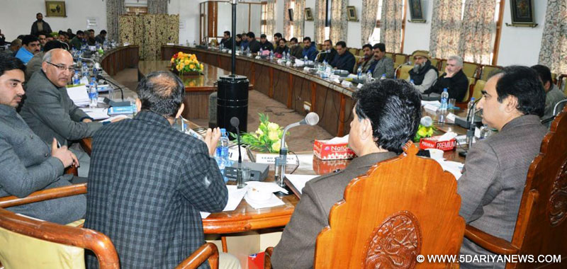 DC Srinagar chairs DCC/DLRC meeting
