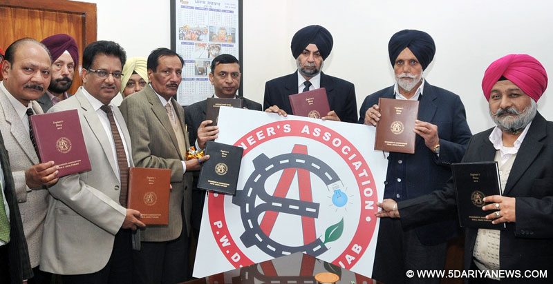 Janmeja Singh Sekhon Releases Logo & Diary Of Engineers Association Of The Department