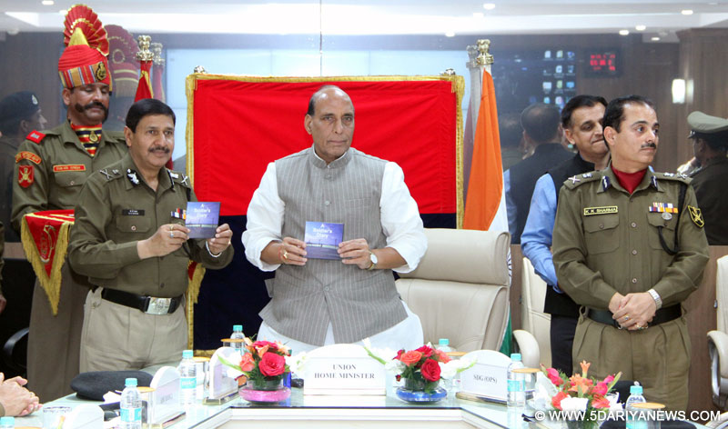 The Union Home Minister, Shri Rajnath Singh releasing a documentary "A Soldier