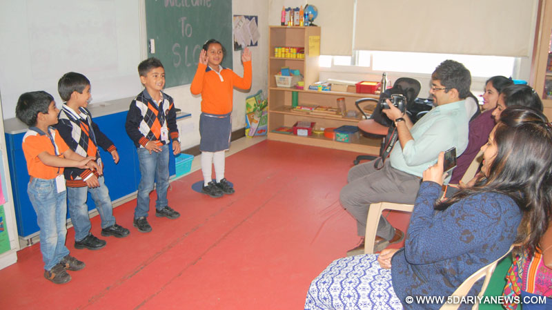 Oakridge International School organised students led conference to get a better picture of each child