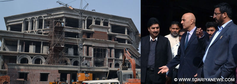 	Chairman LC, Advisor to Governor inspect ongoing work on New Legislature Complex in Jammu