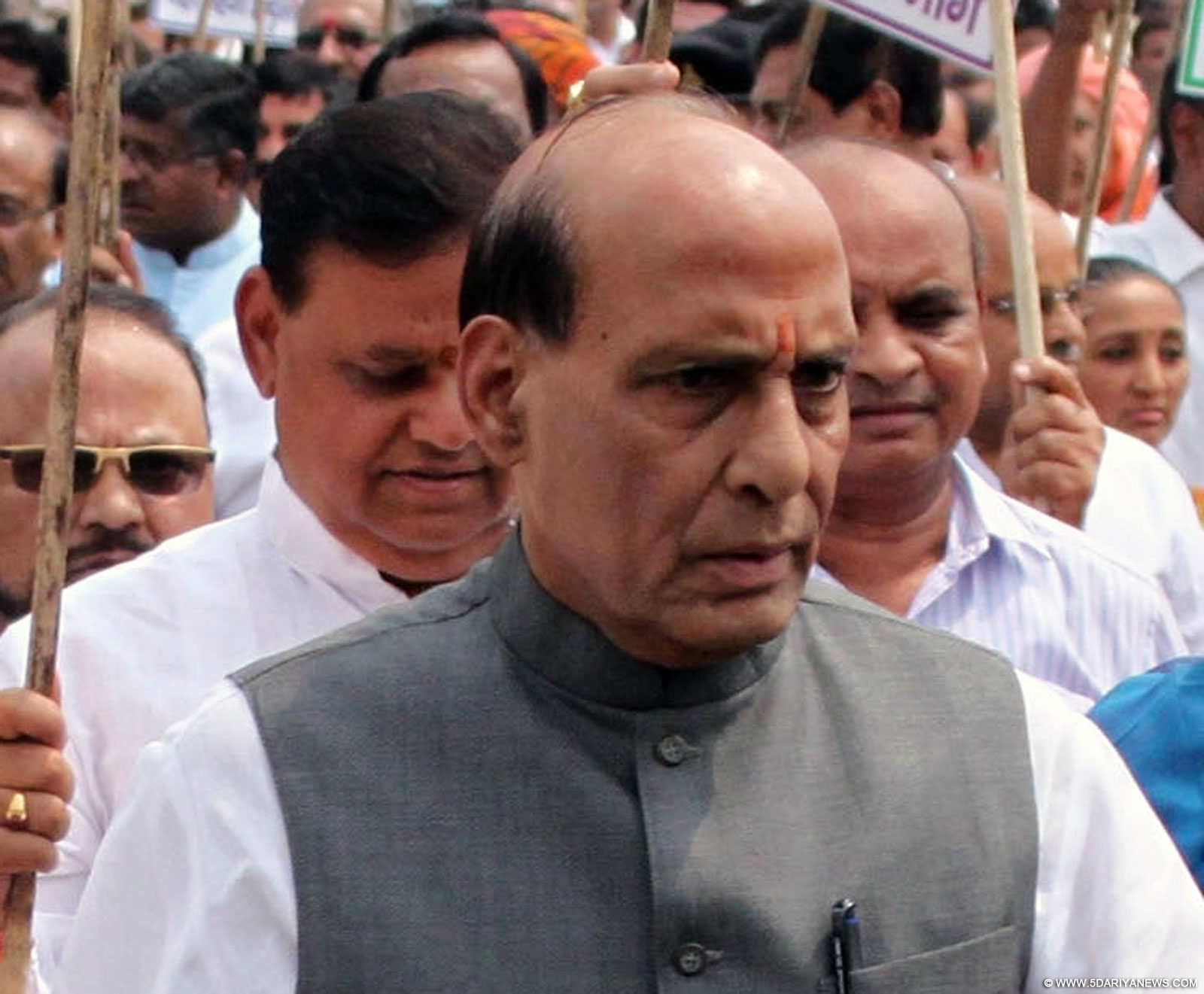 Rajnath Singh meeting with the concerned 