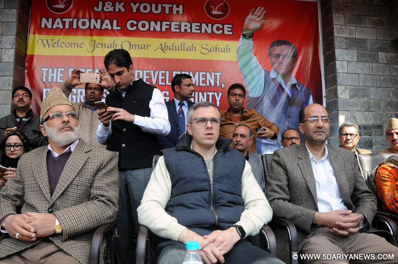 If you are not prepared for Govt, tell Guv to dissolve Assembly: Omar to PDP, BJP
