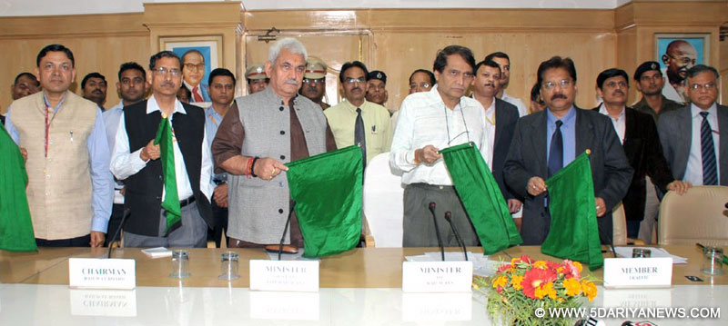 	Railway minister inaugurates two new trains