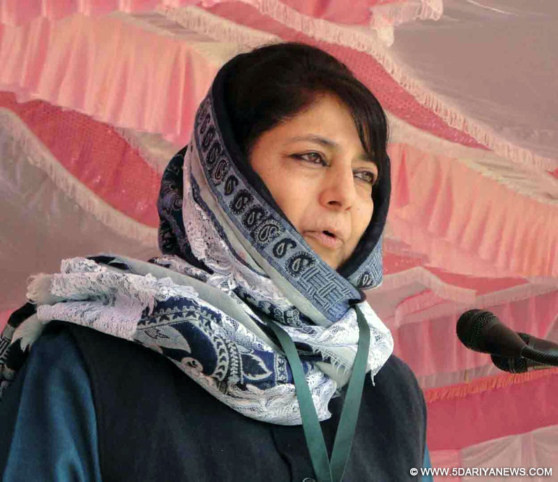 Tangible steps need to be taken towards implementation of Agenda of Alliance: Mehbooba Mufti