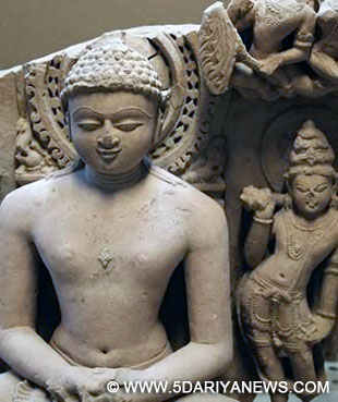 A stolen buff sandstone statue of Rishabhanata, the first Jain Thirthankar, was seized by US officials from the auction house Christie