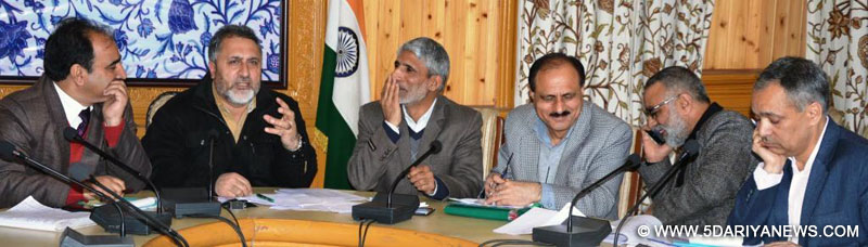 Dr Samoon reviews functioning of Agriculture, Horticulture sectors