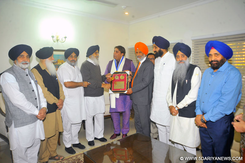CM And Deputy CM Honours Canada Based Punjabi NRI Broadcaster Joginder Bassi With NRI Special Broadcaster Award