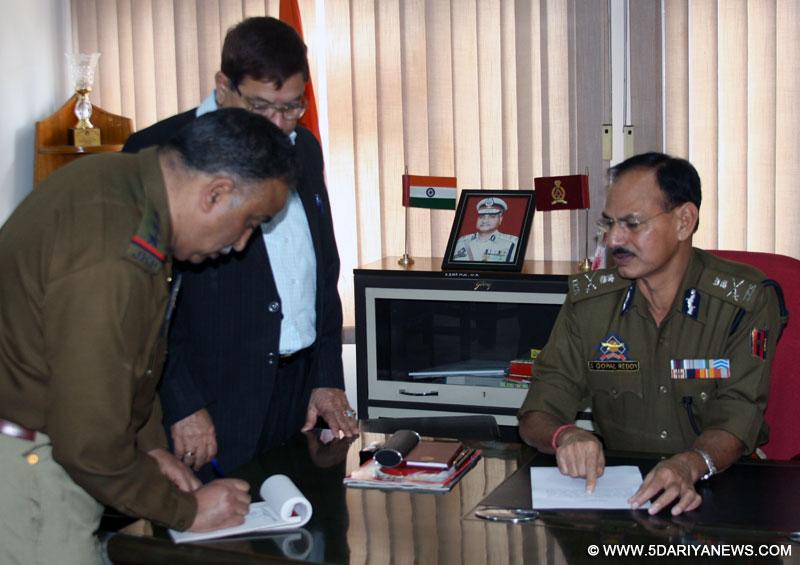 	S. Gopal Reddy assumes office as DG Home Guards