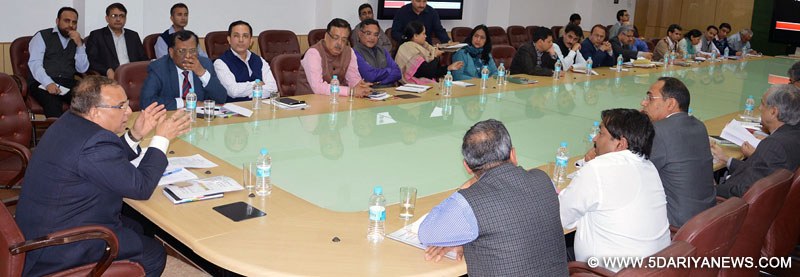 Chief Secretary reviews progress of Biometric Attendance in Government offices