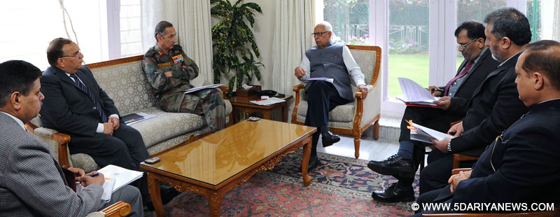 Governor – Army Commander meeting: Schedules agreed for return of lands held by Army and regularisation of other holdings