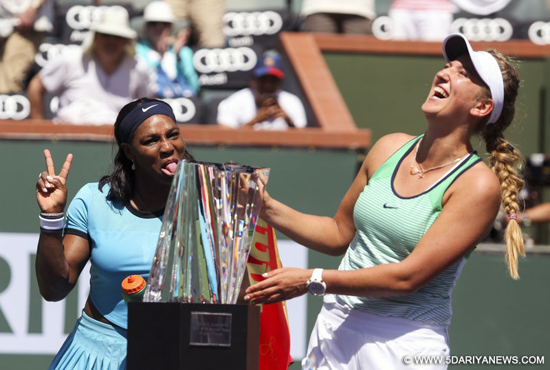 Novak Djokovic drubs Raonic, Azarenka stuns Serena Williams for Indian Wells titles