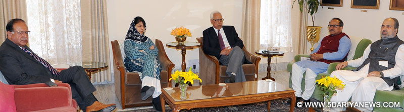 	PDP-BJP Leaders meet Governor to form Coalition Government