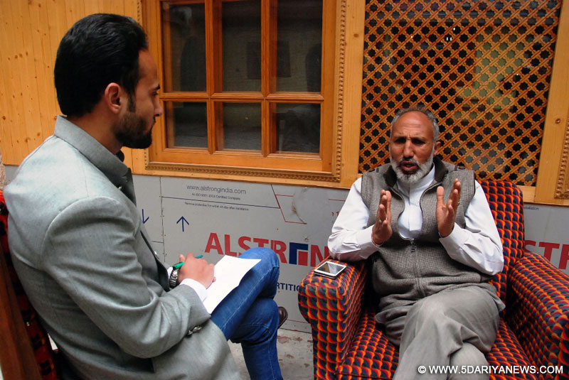 Jammu amd Kashmir State Secretary of Bhartiya Janta Party Dr. Ali Muhammad Mir in an interview with 5 Dariya News 