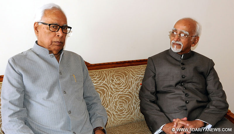 Governor briefs Vice-President of India