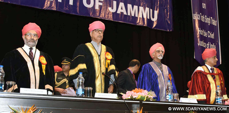 Jammu University’s 16th Convocation held