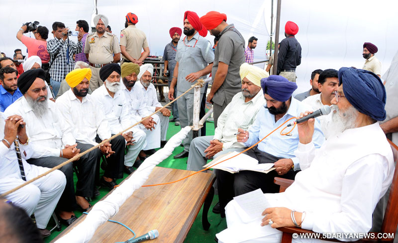 	Badal Slams AAP And Congress For Joining Hands To Deprive Punjabis Of Every Single Drop Of Water