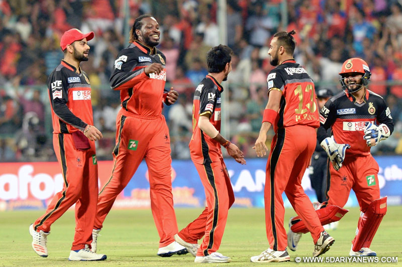 Royal Challengers defeat Sunrisers by 45 runs