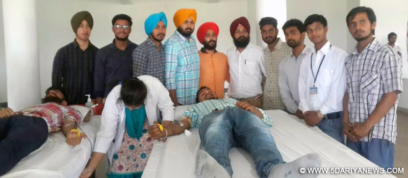 123 units collected at blood donation camp held by LCET