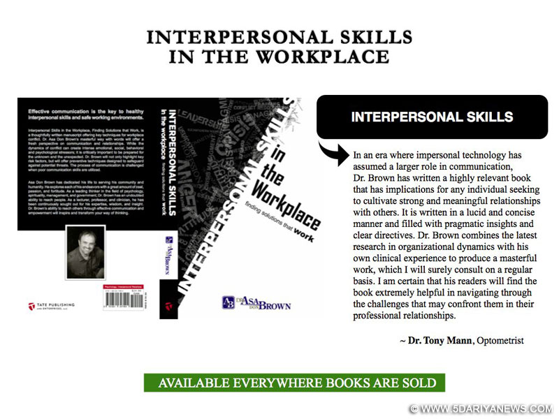 Vestal Author Helps Readers To Develop Interpersonal Skills AtWork Through New Psychology Book