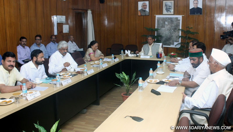 Uttarakhand Chief Minister Harish Rawat during a cabinet meeting in Dehradun on May 12, 2016. 