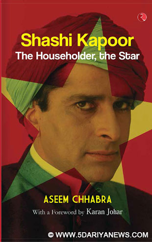 The first biography on Bollywod and international actor Shashi Kapoor