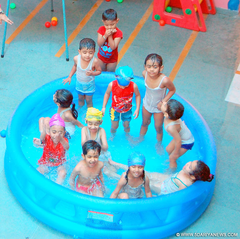 Millennium School organised splash pool party at its campus