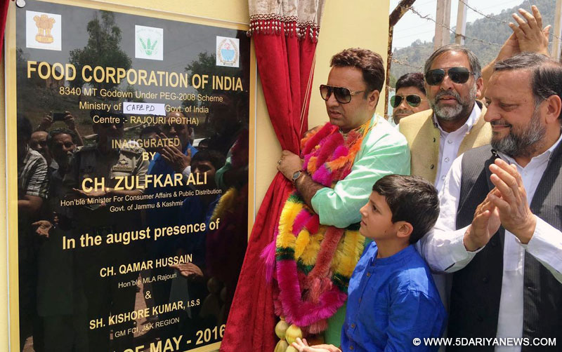 	Chowdhary Zulfkar Ali inaugurates FCI godown under PEG at Potha Rajouri