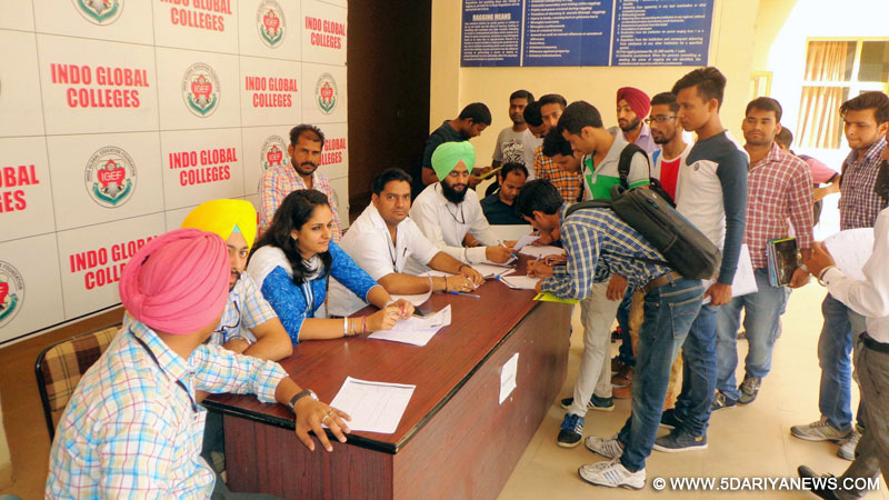 Placement Drive at Indo Global colleges, students selected up to 2.40 lac package