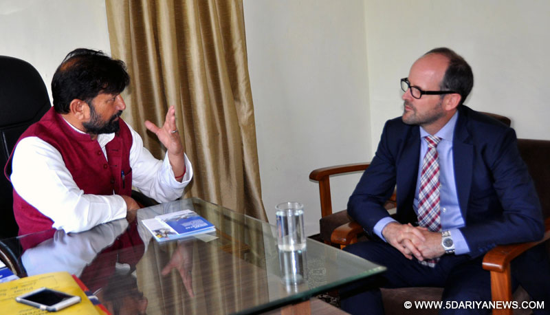 Deputy Head of Mission, Embassy of Switzerland calls on Lal Singh