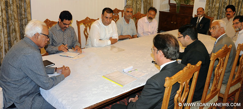J&KPF delegation meets Governor